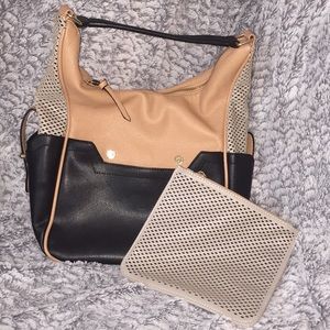 Melie Bianco Vegan Bag with Removable Clutch